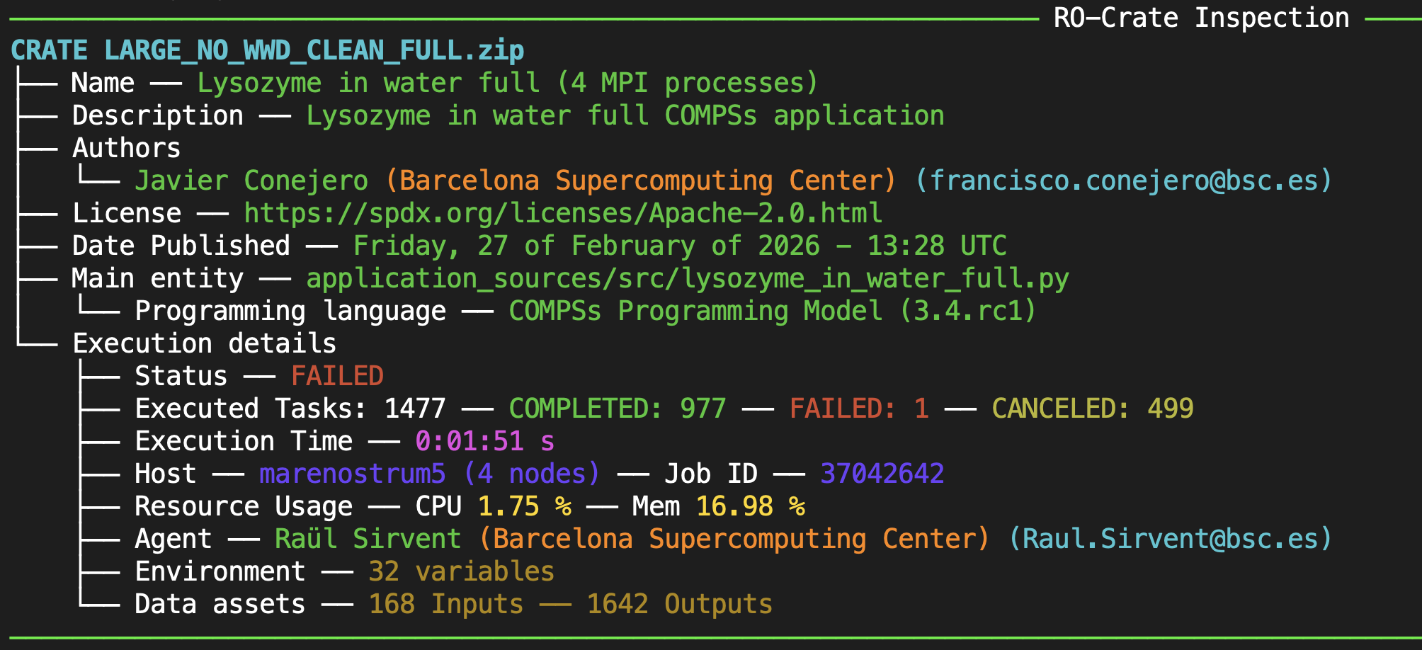 Inspect without flags